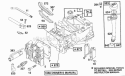 CylinderCyl HeadOil Fill Diagram and Parts List for 121802-0444-01  Briggs and Stratton Engine